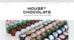 Desktop Screenshot of houseofchocolate.co.nz